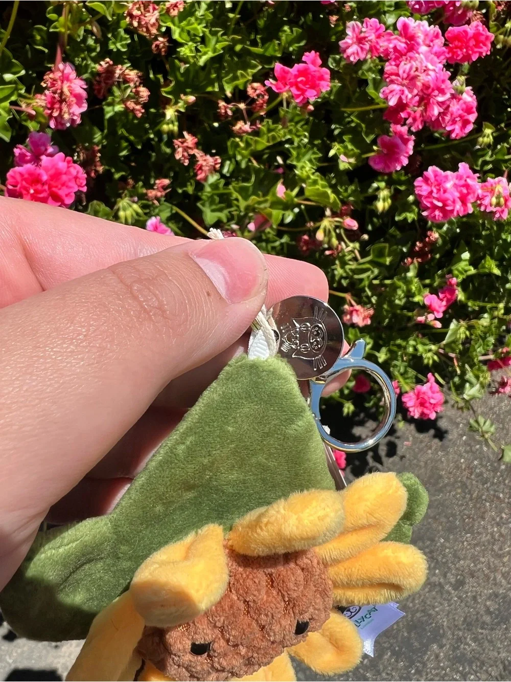 SUNFLOWER PLUSH KEYCHAIN - Picture 3 of 6
